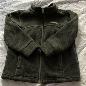 Columbia black Fleece Jacket Size 12-18 months